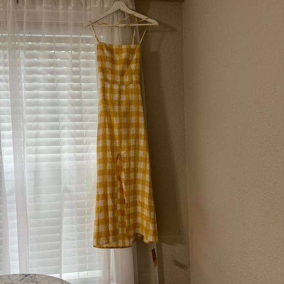 REFORMATION NIA LINEN DRESS - Picture 6 of 8